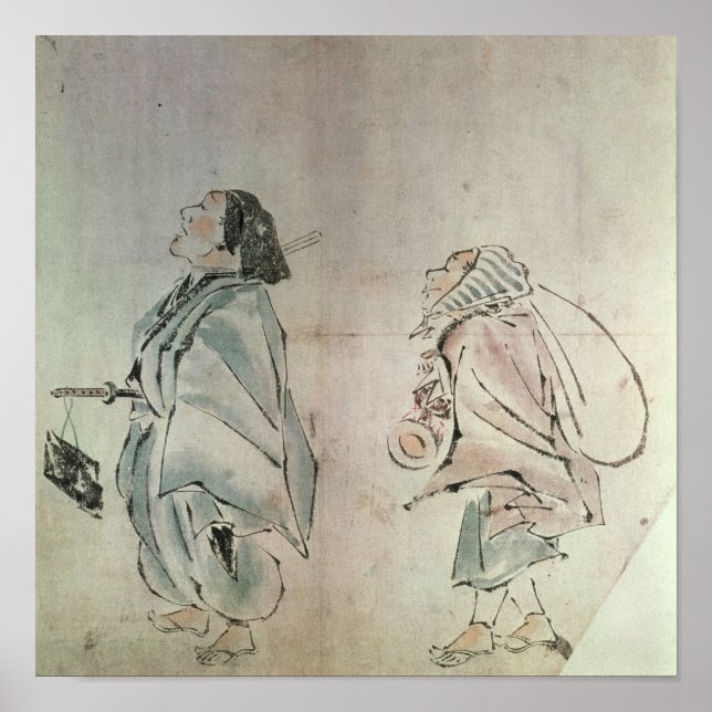 Poster Samurai suivi d'un serviteur (Devant)