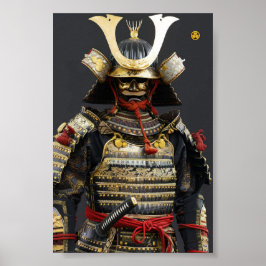 Poster Samurai Wall Art Printing Shogun Tokugawa