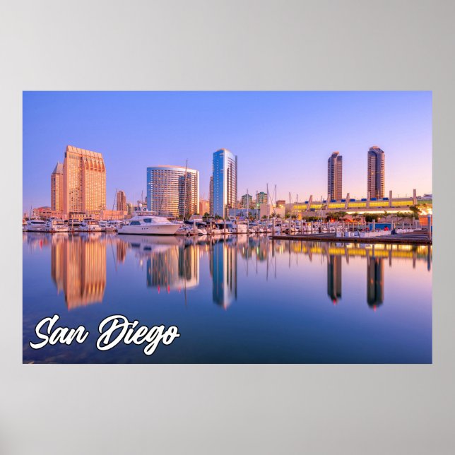 Poster San Diego, Californie, États-Unis (Devant)