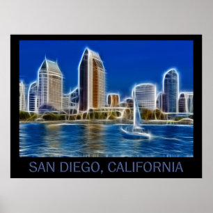 Poster San Diego, Californie (États-Unis)