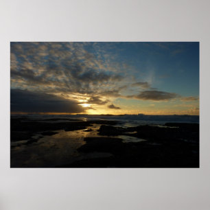 Poster San Diego Sunset III Superbe paysage californien