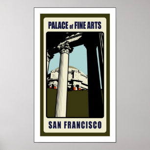 Poster San Francisco, Californie, USA