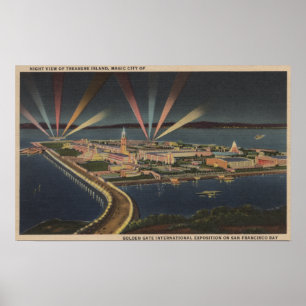 Poster San Francisco, CATreasure Island à International E