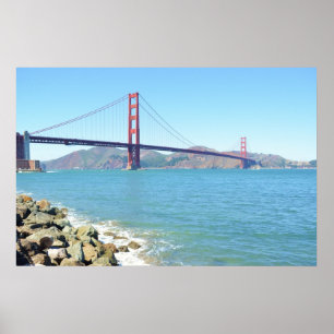 Poster San Francisco golden gate bridge