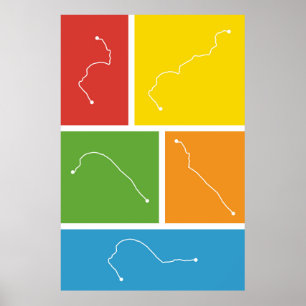 Poster San Francisco - Palettes de transit