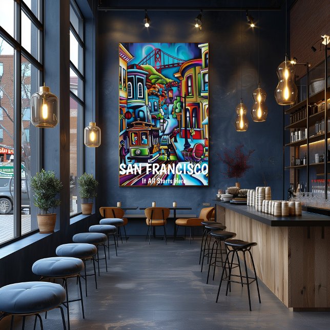 Poster San Francisco: Todo Comienza Aquí. (Créateur téléchargé)