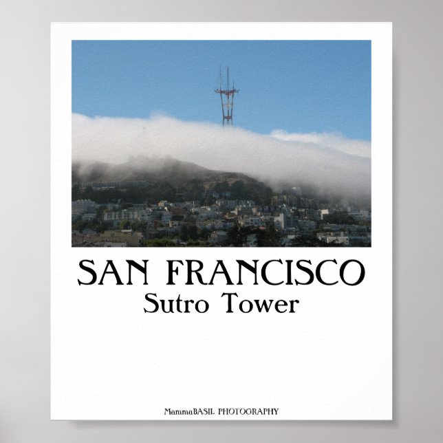 Poster San Francisco - Tour Sutro (Devant)