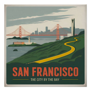 Poster San Francisco USA vintage