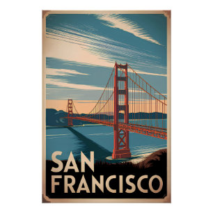 Poster San Francisco USA vintage