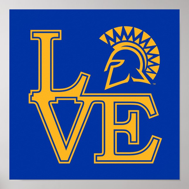 Poster San Jose State Love (Devant)