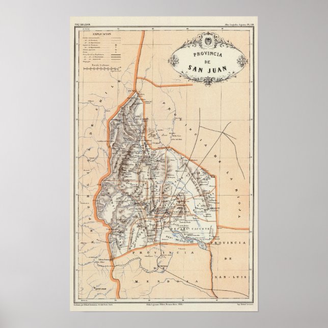 Poster San Juan, Argentine (Devant)