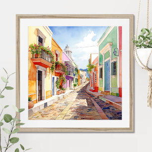 Poster San Juan Porto Rico Travel Wall Art