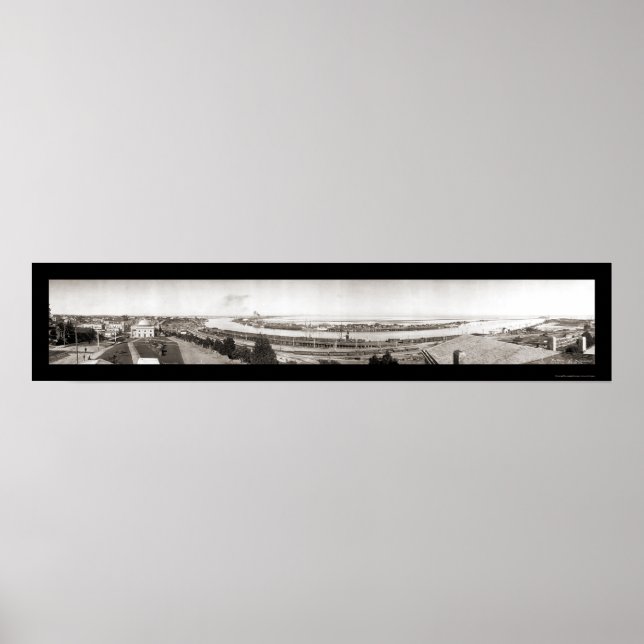 Poster San Pedro, CA Photo 1909 (Devant)
