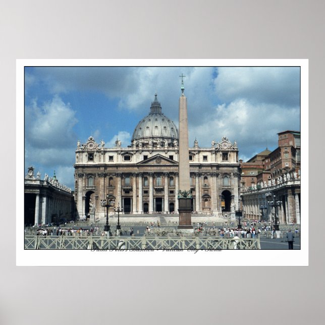 Poster San Pietro - ROMA (Devant)