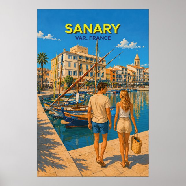 Poster Sanary (Devant)