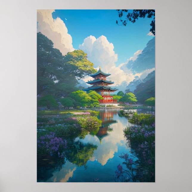 Poster Sanctuaire au bord du fleuve (Devant)