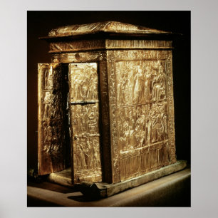 Poster Sanctuaire d'or de Tutankhamon Nouveau Royaume
