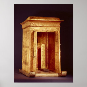 Poster Sanctuaire d'or de Tutankhamon Nouveau Royaume