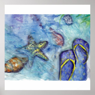 Poster Sandales de Sanibel