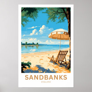Poster Sandbanks Angleterre - Imprimer