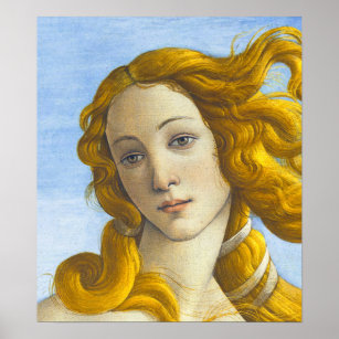 Poster Sandro Botticelli - Détail de la naissance de Vénu