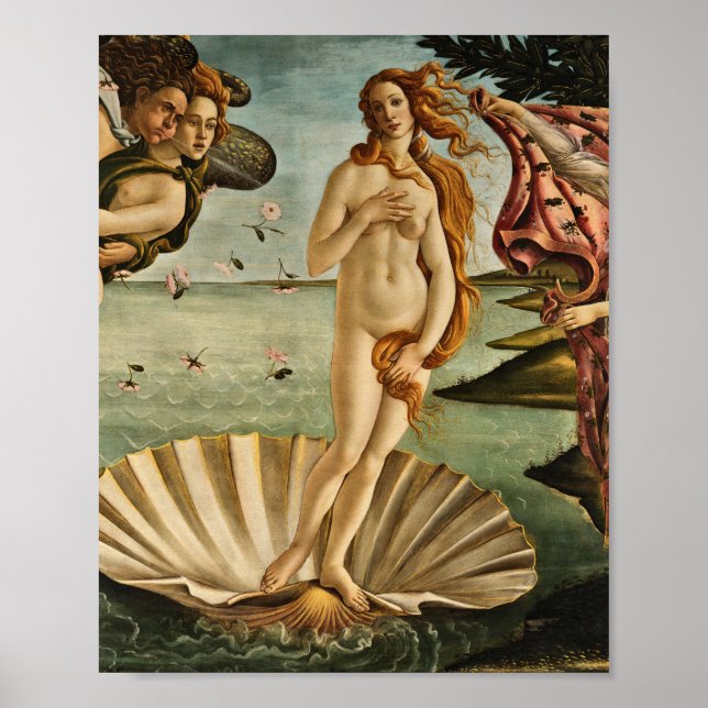 Poster Sandro Botticelli - La naissance de Vénus (Devant)