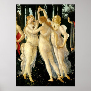 Poster Sandro Botticelli "Primavera - Les Trois Grâces" 
