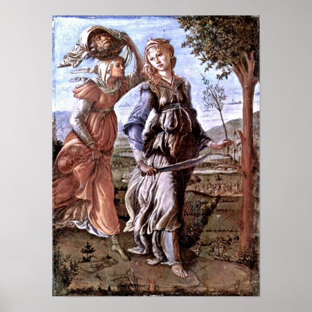 Poster Sandro Botticelli - Retour de Judith à Bethulia (Devant)