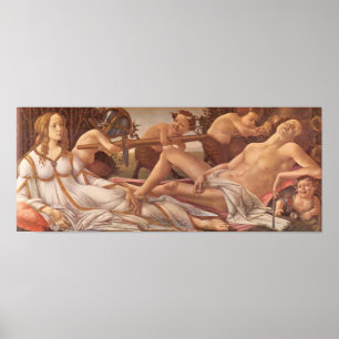 Poster Sandro Botticelli-Venus et Mars