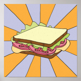 Poster Sandwich électrique