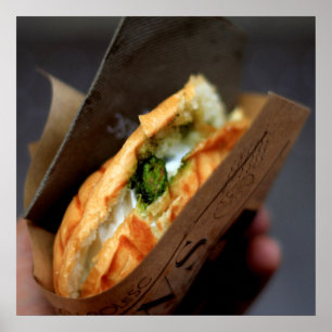 Poster sandwich / Poster de cuisine de foin