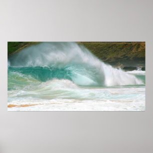 Poster Sandy Beach Grand Surf