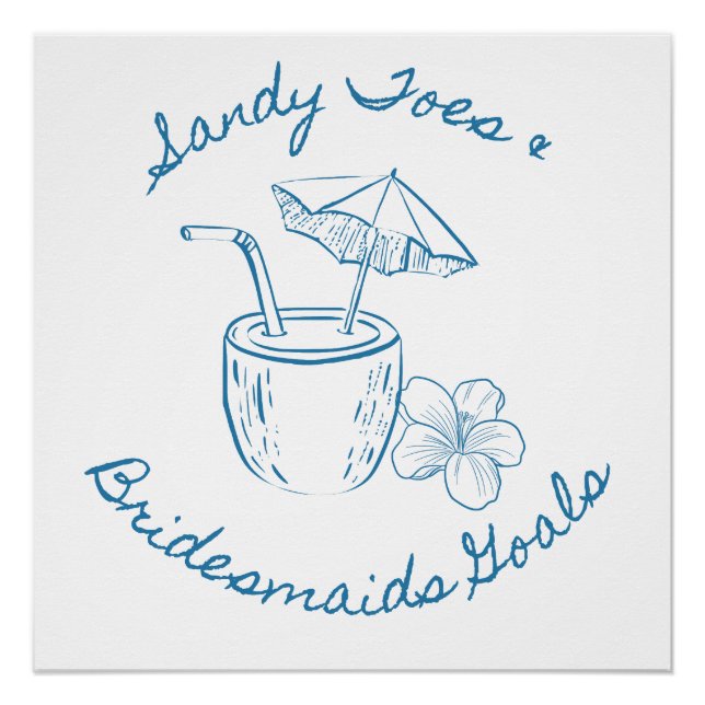 Poster Sandy Toe & Demoiselles d'Honneur Objectif Bachelo (Devant)