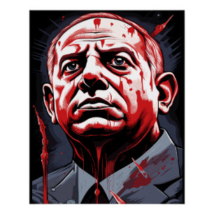 Poster Sang Benjamin Netanyahu