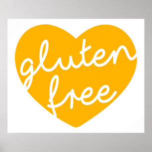 Poster Sans gluten