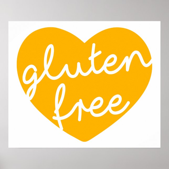 Poster Sans gluten (Devant)
