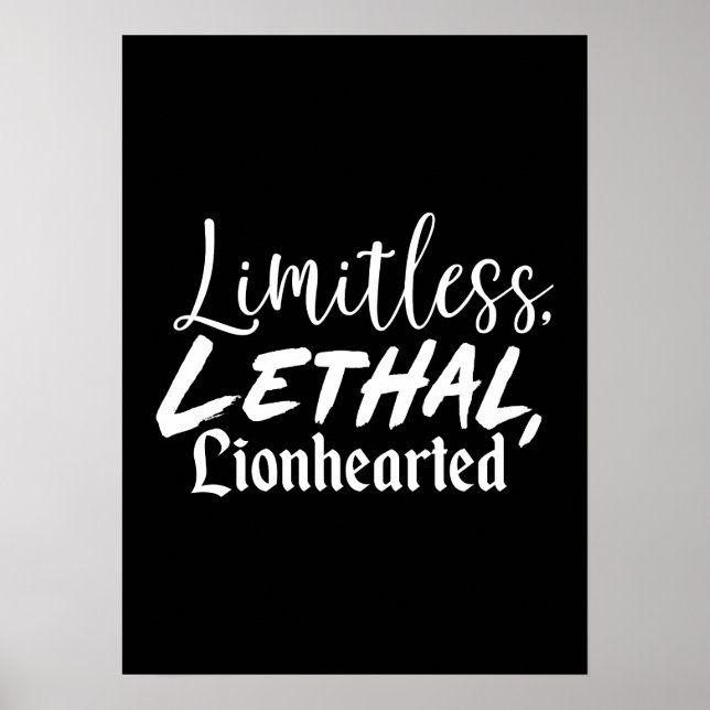 Poster Sans Limite - Salle De Sport, Hustle, Motivation D (Devant)