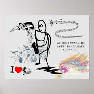 Poster Sans musique, la vie serait une erreur ***