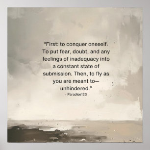 Poster sans obstacle