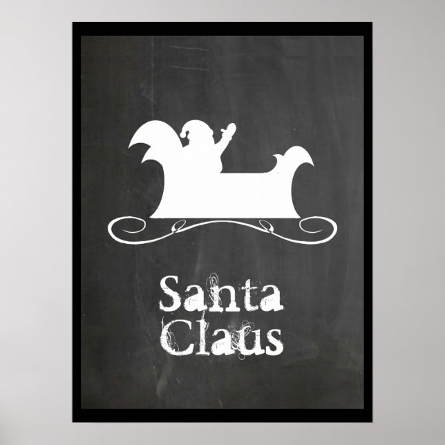 Poster Santa Claus (Devant)