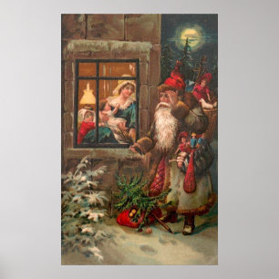 Poster Santa Claus On His Way 4