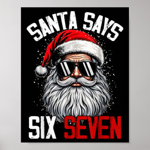 Poster Santa dit Six Sept 67 Génération Z Alpha Argot Mem