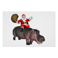 Santa Riding