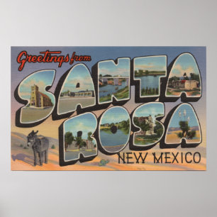 Poster Santa Rosa, Nouveau-Mexique - Grandes scènes de le