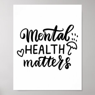 Poster Santé mentale S Sensibilisation à la santé mentale