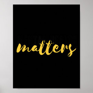 Poster Santé mentale S - Typographie Sensibilisation jaun
