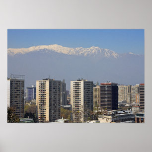 Poster Santiago, Chili