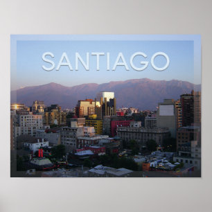 Poster Santiago - Chili
