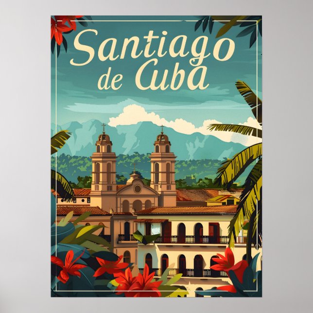 Poster Santiago de Cuba : Soul rythmique des Caraïbes (Devant)