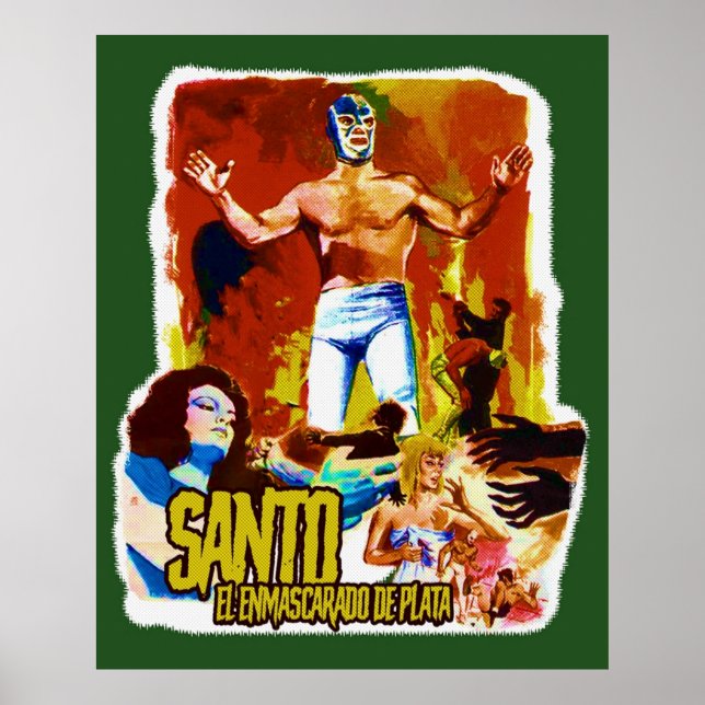 Poster Santo El Enmascarado De Plata (Devant)